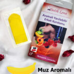 Muz Aromalı Yenilebilir Erkek Kondomu