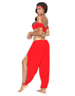 Fantezi Kırmızı Gold Dansöz Kostümü - Görsel 2