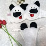 Beyaz Ses Çıkaran Peluş Sütyen Takımı